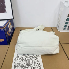 Canvas Women Shoulder Bag Large Purses Handbags
