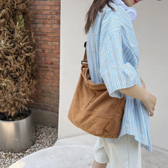 Canvas Women Shoulder Bag Large Purses Handbags