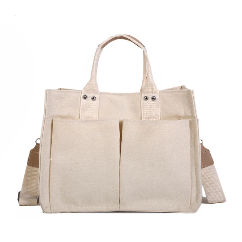 Canvas Women Tote Bag Casual Shopping Female Crossbody Schoolbags