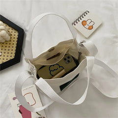 Canvas Women?s Phone Bag Small Casual Handbag Shoulder Messenger Bag