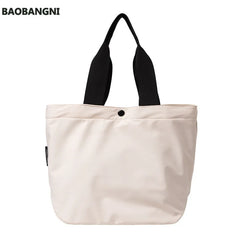 Canvas Women's Shopper Bag Large Tote Waterproof Beach Handbag