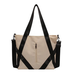 Canvas Women's Tote Bag Large Capacity Crossbody Handbags Solid Female Shopper S