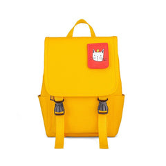 Canvas Kids Backpack Autumn Winter Cats Anti-Lost Boys Girls Schoolbags