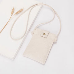 Canvas Mobile Phone Bag Shoulder Messenger Bag