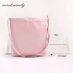 Canvas Shoulder Bag Messenger Bag Ladies Handbag Large Capacity