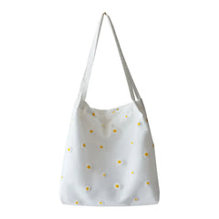 Canvas Small Shoulder Purse Handbag for Shopping Women