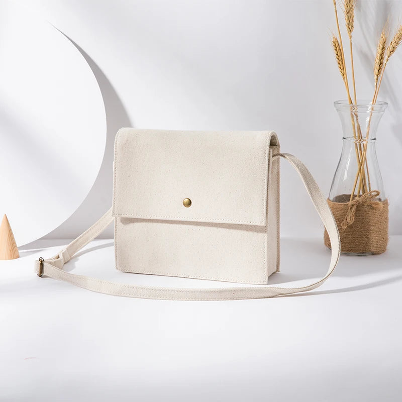 Canvas Women's Western Square Shoulder Messenger Bag