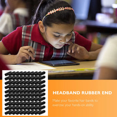 Rubber Screw Round Replacement Accessories DIY Parts Hoop Cap Hair Tube Headband
