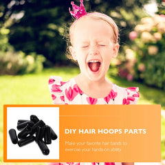 Rubber Screw Round Replacement Accessories DIY Parts Hoop Cap Hair Tube Headband