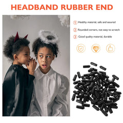 Rubber Screw Round Replacement Accessories DIY Parts Hoop Cap Hair Tube Headband