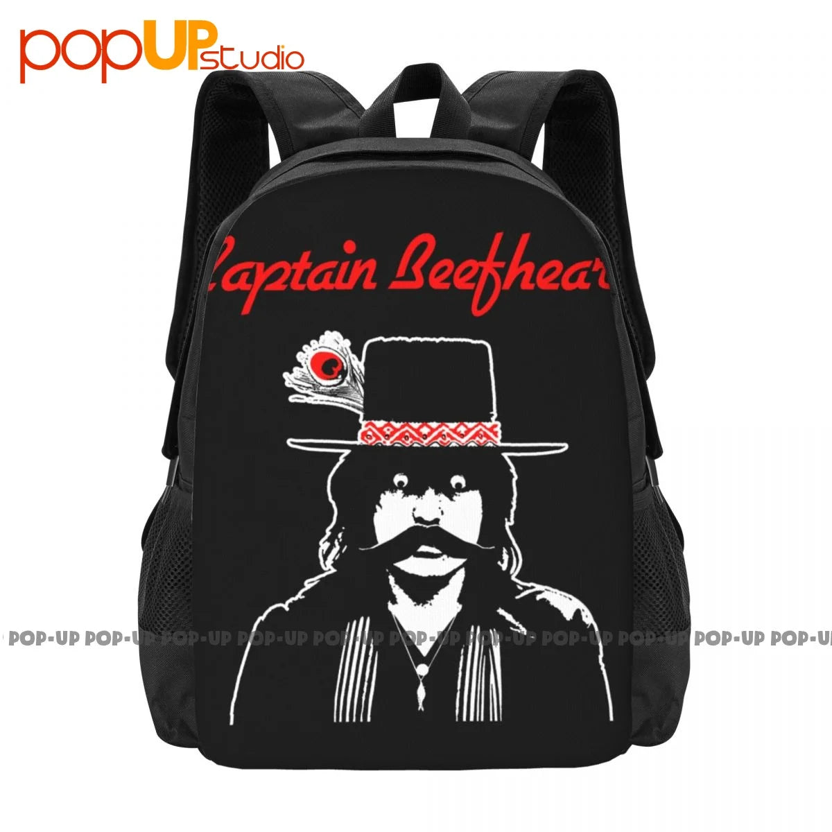 Captain Beefheart Band Music Backpack Large Capacity 3D Printing