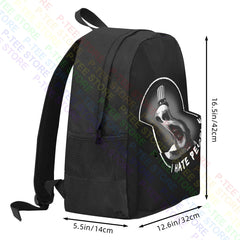 Captain Spaulding I Hate People Horror Halloween Party Large Capacity Backpack