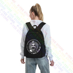 Captain Spaulding I Hate People Horror Halloween Party Large Capacity Backpack