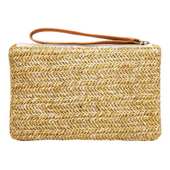 Summer Handbag Solid Weaving Bucket Shape Women
