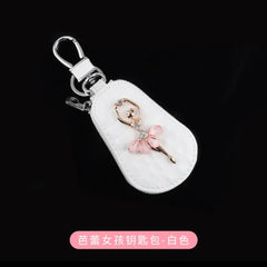 Cute Car Key Bag Female Key Chain Protective Case