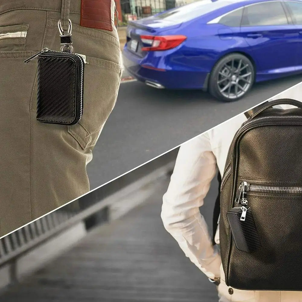 Car Key Bag RFID Signal Blocker Faraday Box Protector