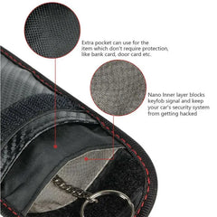 Car Key Blocker Signal Box Fob Pouch Case Rfid Blocking Bag