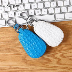 Crocodile Pattern Car Key Pouch Holder Organizer Chain Key Wallet for Women