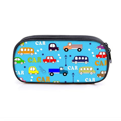 Car Truck Print Cosmetic Case Pencil Bag Kids Stationary School Supplies Gift