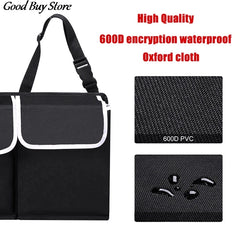 Car Trunk Organizer Back Seat Storage Bag Large Capacity Travel Pocket