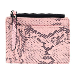 Serpentine Short Wallet Purse Card Holders Handbag Clutch for Women