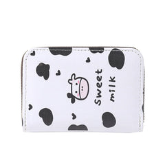 Cartoon Printed Card Bag Small Wallet Women's Business Card Holder