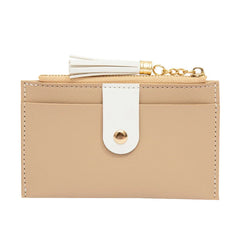 Xiaoqingxinliusu Card Bag Mini Wallet Women's Version Contrast Splicing