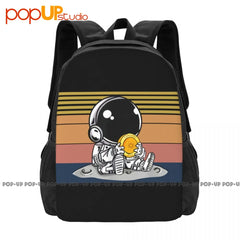Cardano Baby Moon Astronaut Backpack Large Capacity Schoolbag Storage Bag