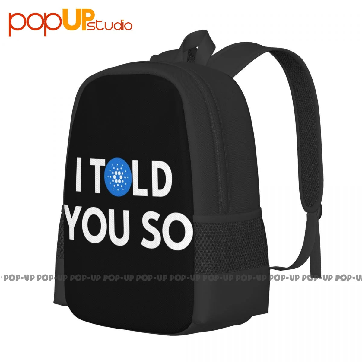 Cardano Backpack Large Capacity Vintage Foldable 3D Printing School Sport Bag