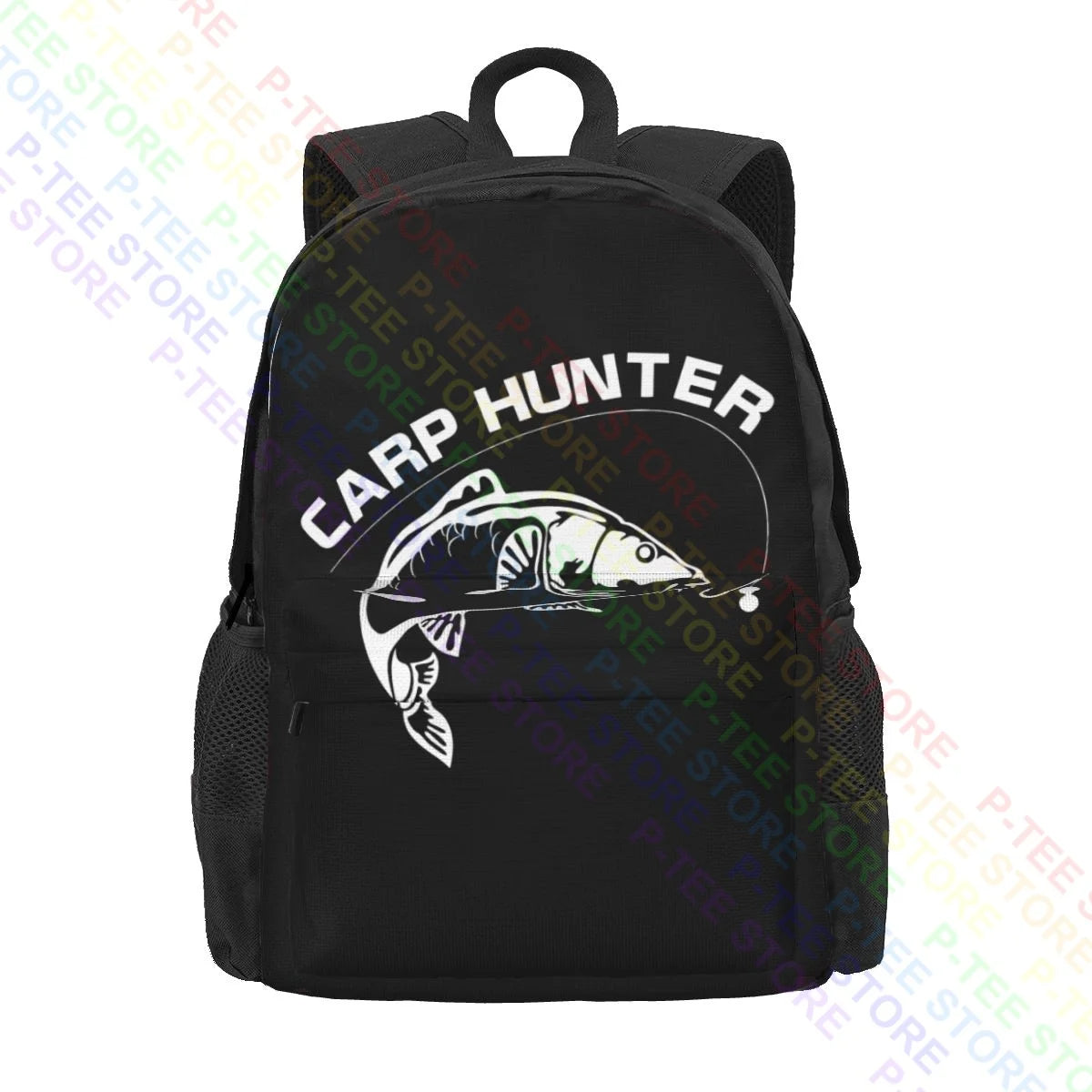 Carp Hunter Fisherman Angler Adult Fish Carp Coarse Large Capacity Backpack