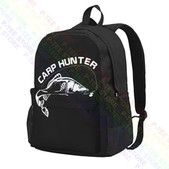 Carp Hunter Fisherman Angler Adult Fish Carp Coarse Large Capacity Backpack