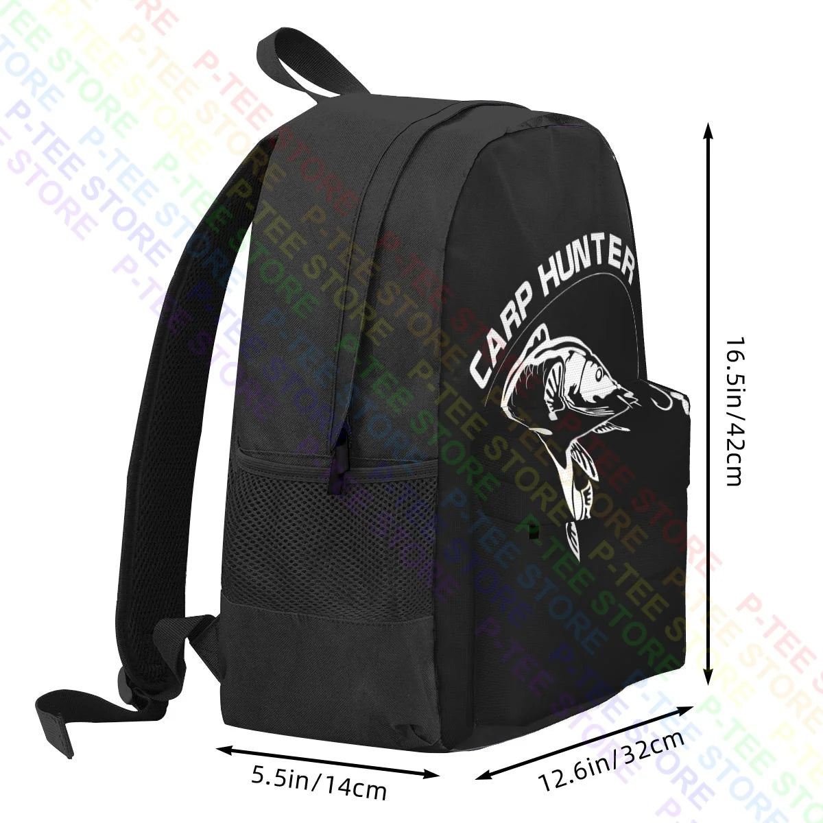 Carp Hunter Fisherman Angler Adult Fish Carp Coarse Large Capacity Backpack