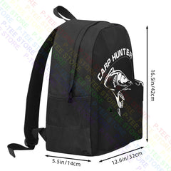Carp Hunter Fisherman Angler Adult Fish Carp Coarse Large Capacity Backpack