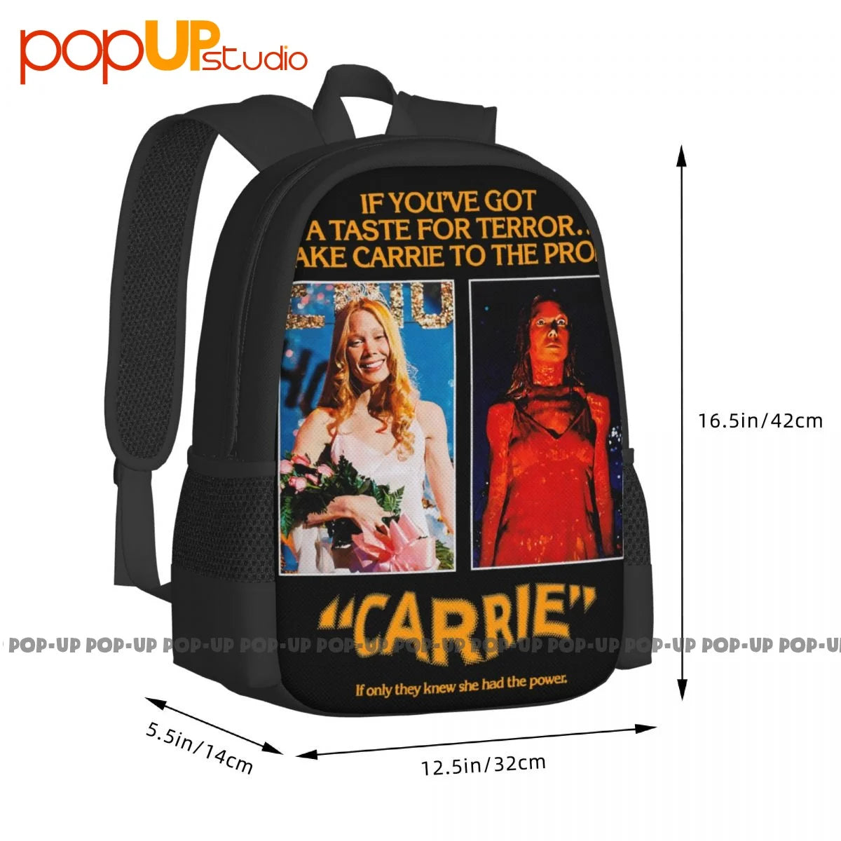 Carrie V3 Brian De Palma Horror Movie Backpack Large Capacity