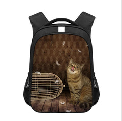 Cartoon Animal Backpack Kids Schoolbag Polyester School Bags Mochila