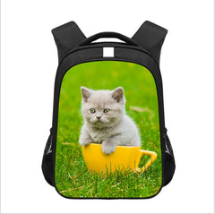 Cartoon Animal Backpack Kids Schoolbag Polyester School Bags Mochila