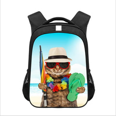 Cartoon Animal Backpack Kids Schoolbag Polyester School Bags Mochila