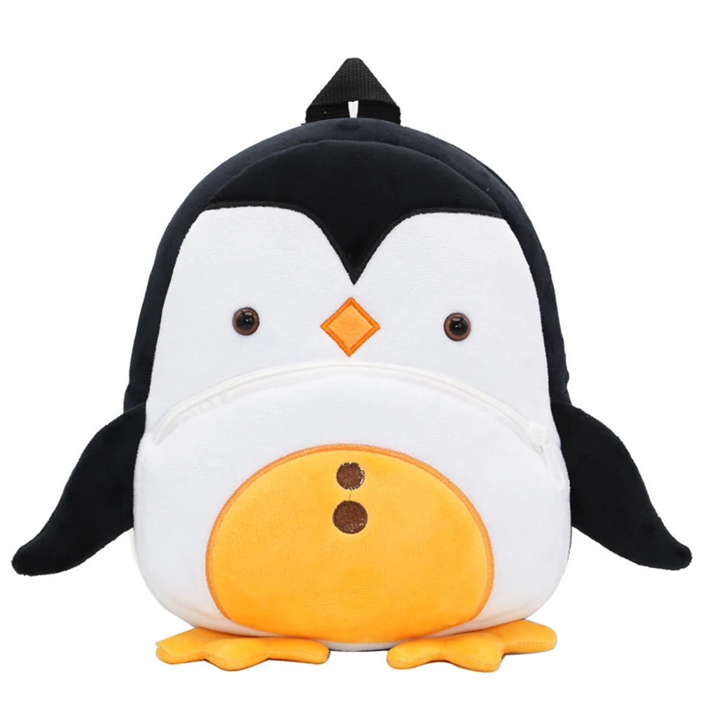 Cartoon Animal Plush Kids Backpack Travel Book Bag School Bag