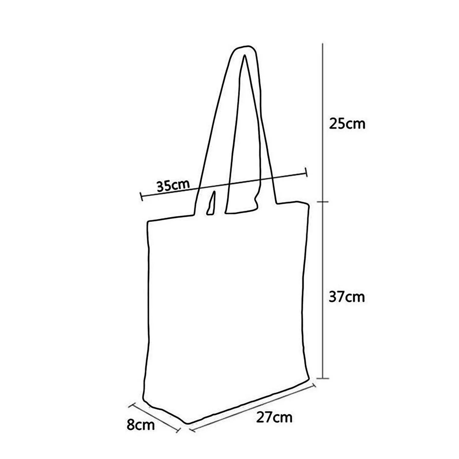 Dog Print Tote Bag Eco Friendly Portable Women Shoulder Bag