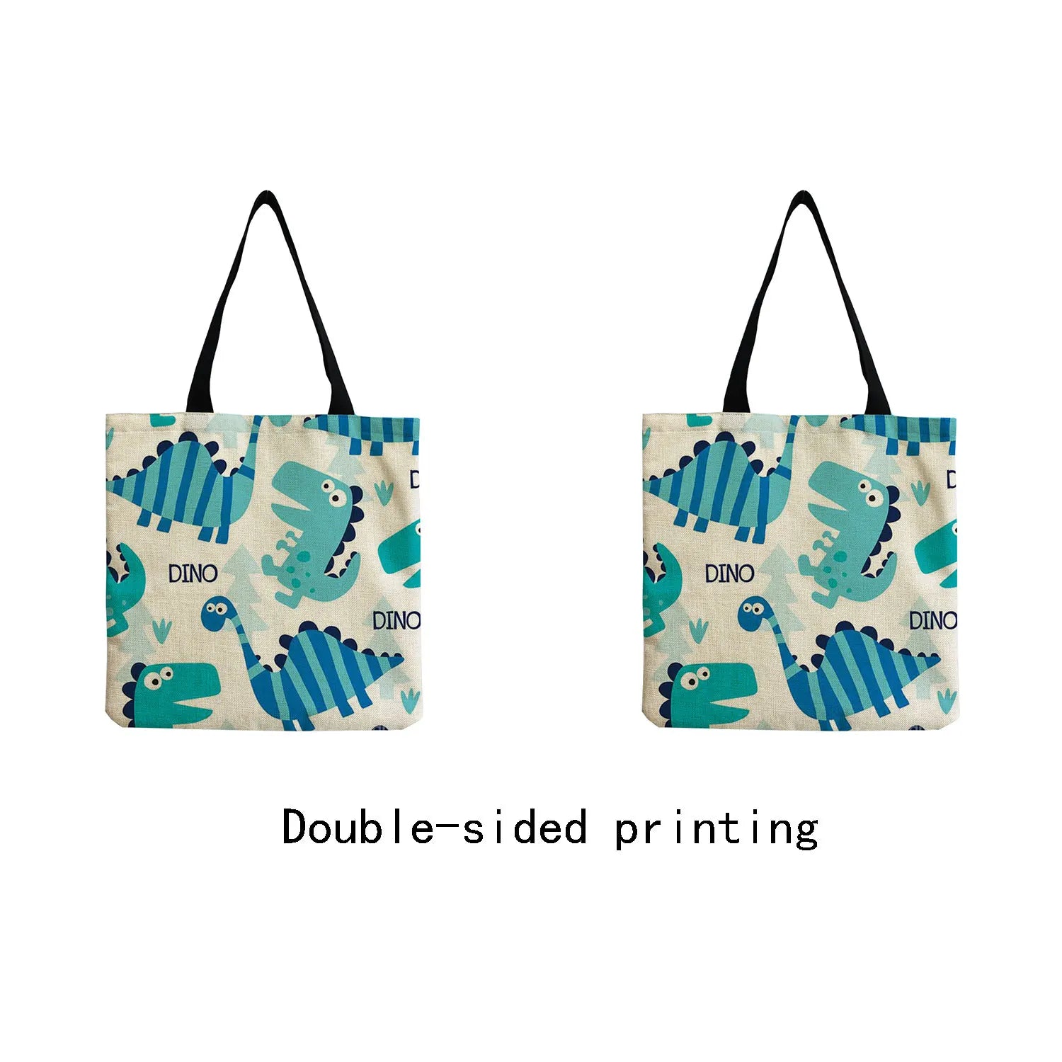 Dinosaur Tote Bag Outdoor Travel Handbag Women's Bags