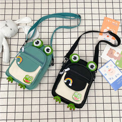 Funny Cartoon Animal Underarm Bag Nylon Tote Bag for Cosplay Props