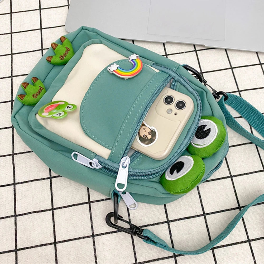 Funny Cartoon Animal Underarm Bag Nylon Tote Bag for Cosplay Props