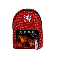 Anime Demon Slayer Student Backpack Waterproof Travel Bag