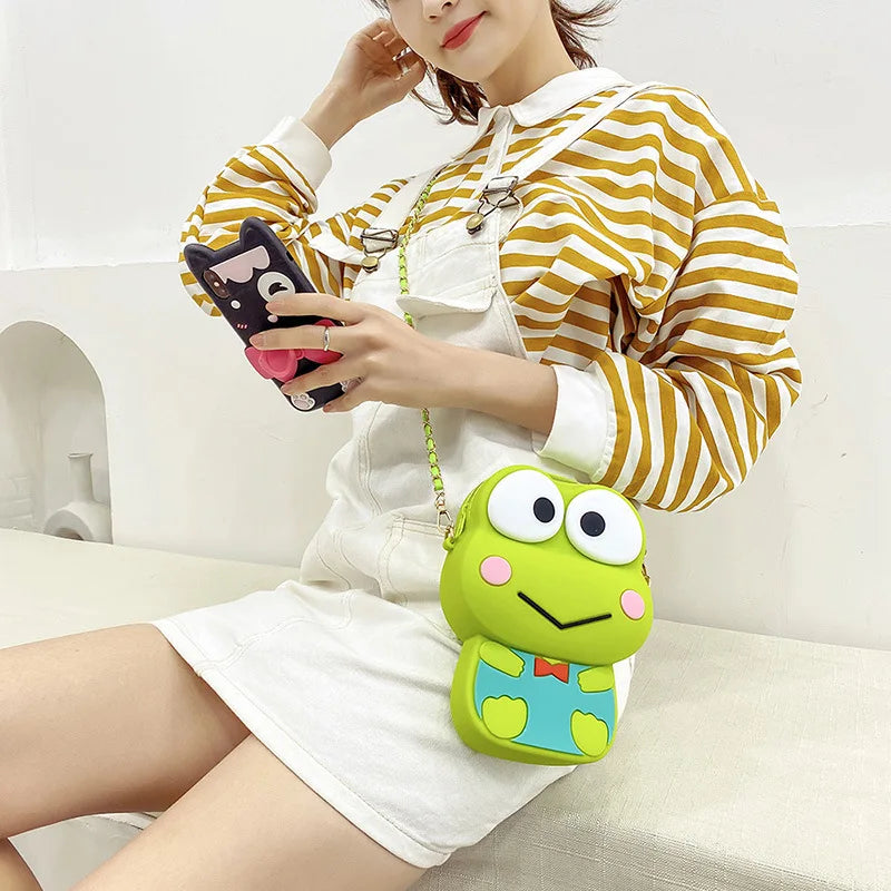 Keroro Frog Anime Shoulder Bag Cross Body