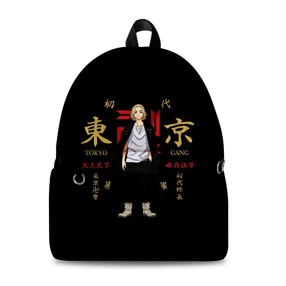 Tokyo Revengers Student Backpack 3D Print Waterproof Boys/Girls Travel Bag