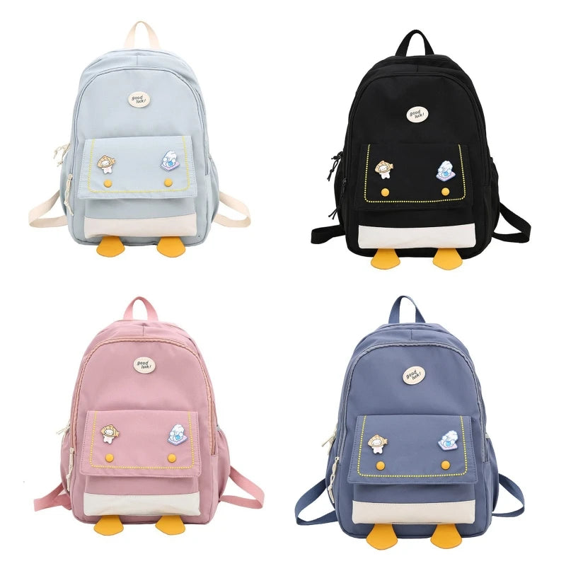 Anime Cartoon Backpack Harajuku School Bag for Women Teenagers