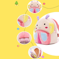 Cartoon Backpack School Rucksack for Kids Girls 2-4 Years Old