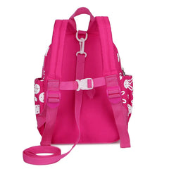 Children's Nylon School Backpack Rabbit Print Baby Boys Girls Bag