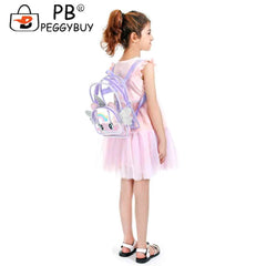 Transparent Big Eyes Kids Backpack Clear Cartoon School Bag Teen Summer