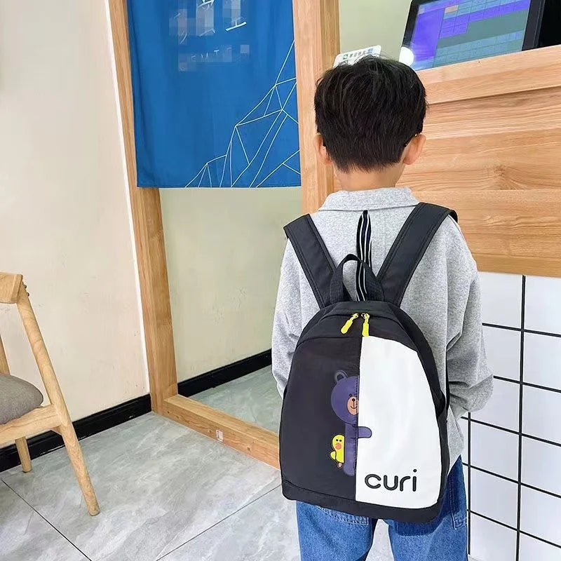 Cartoon Backpacks for Women Large-capacity Canvas Travel Rucksack